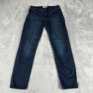 Paige Verdugo Ankle Ultra Skinny Jeans Women 28 Blue Low Rise Y2K Minimalist